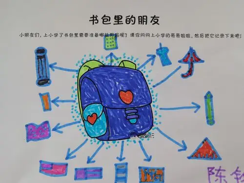 争做小学生活动,《书包整理小能手》