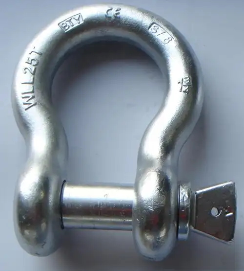 起重卸扣高强度起重吊装宽体卸扣g2140