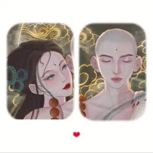 我就截了一下,自用可自取～#青蛇  #法海  #情侣头像  #头像