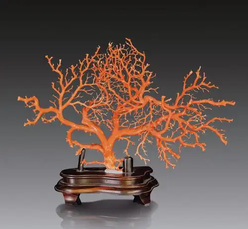 【民国 红珊瑚自然形摆件】拍卖品_图片_价格_鉴赏_摆件_雅昌艺术品