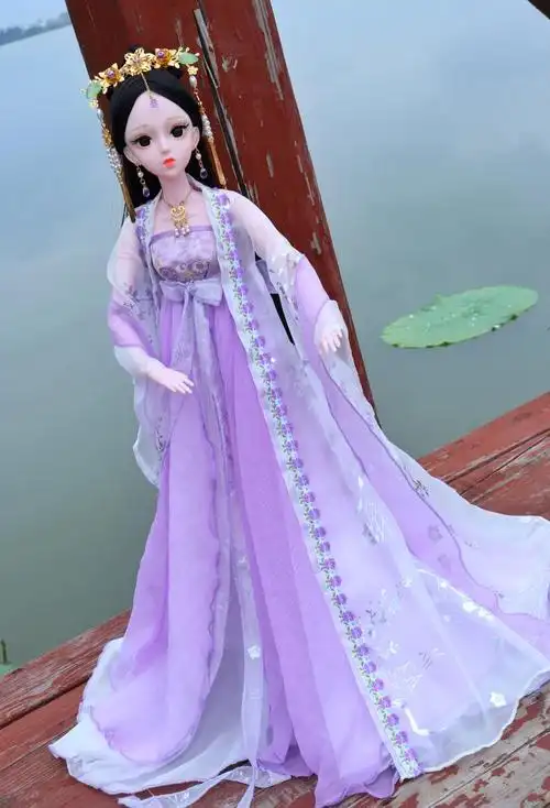 芭比娃娃大号成人汉服60厘米大号古风娃娃汉服古衣服换装洋玩具套装