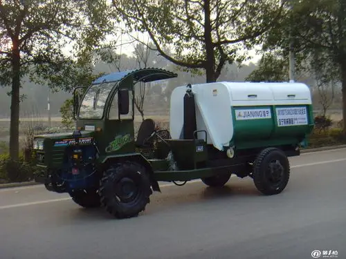 厂家直销湖南乡镇用盘式拖拉机垃圾清运车农村四驱方向盘式拖拉机