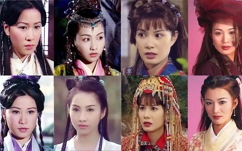 tvb版【倚天屠龙记】四大女主,周芷若楚楚动人,赵敏雍容华贵,小昭温柔