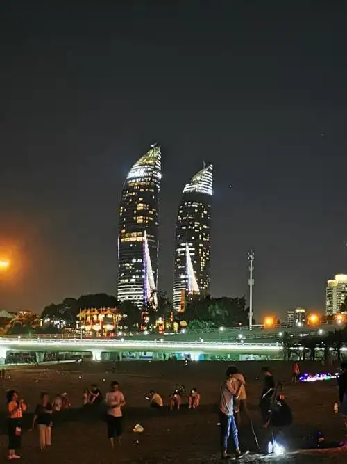 鹭城之夜鼓浪波涌