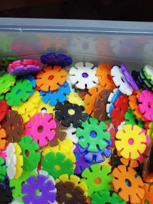 积木雪花插片di拼装幼儿园宝宝送男孩女孩生日礼物玩具3-6-12岁晒单图