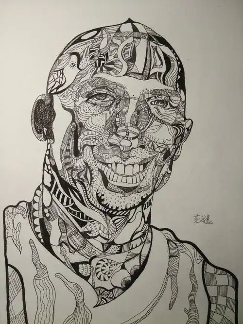 装饰图案-人物-临摹