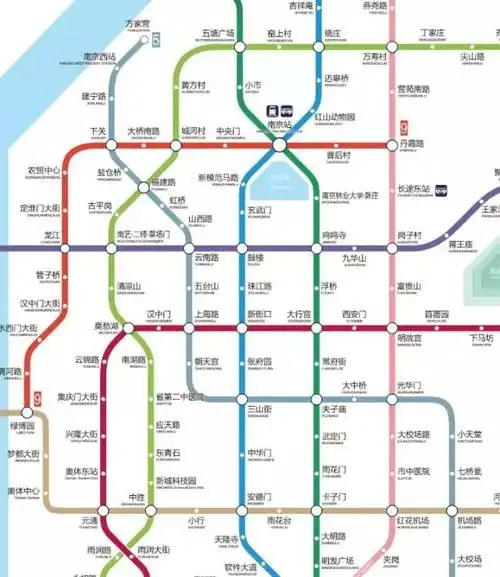 2022年南京地铁建设规划图泄露未来5年南京城市发展天机