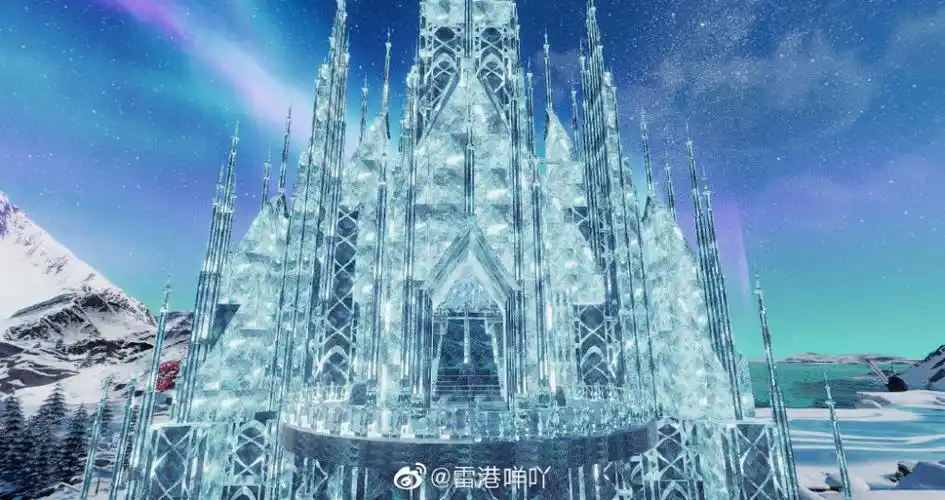 讲好冬奥故事,共赴冰雪之约,剑3最强建筑师再现冰雪城堡迎冬奥_腾讯