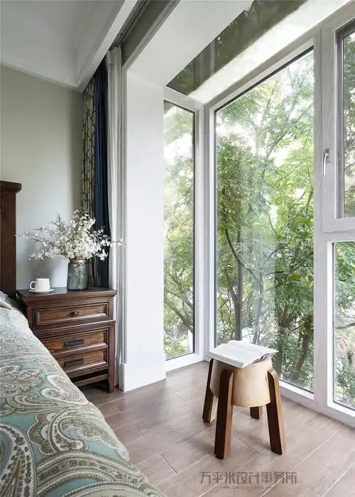 美式风别墅装修落地窗设计