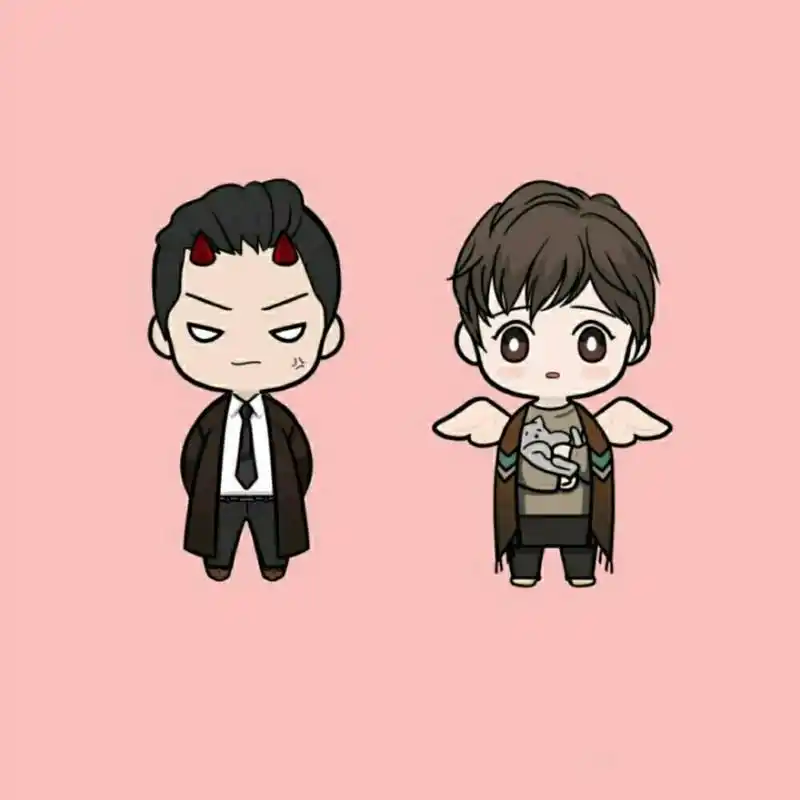 188男团《娘娘腔》q版头像 邵群&李程秀