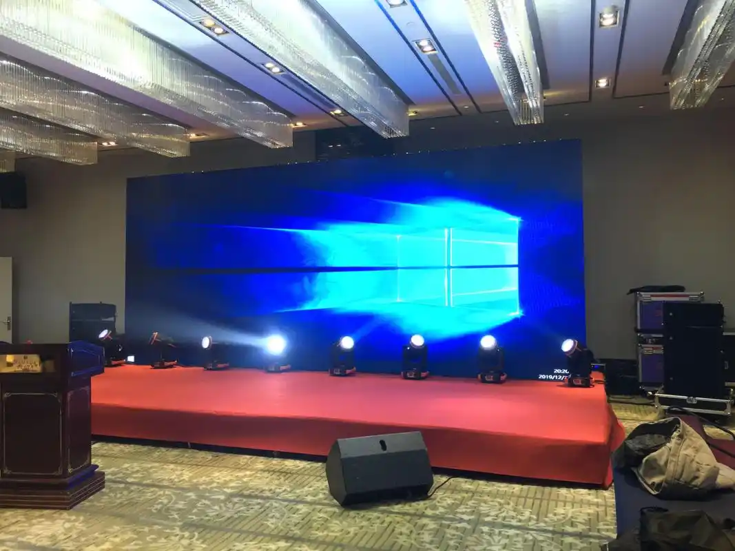 上海年会灯光线阵led大屏搭建公司