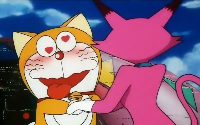 【4k修复】因祸得福,哆啦a梦与女朋友哆啦咪子的相遇