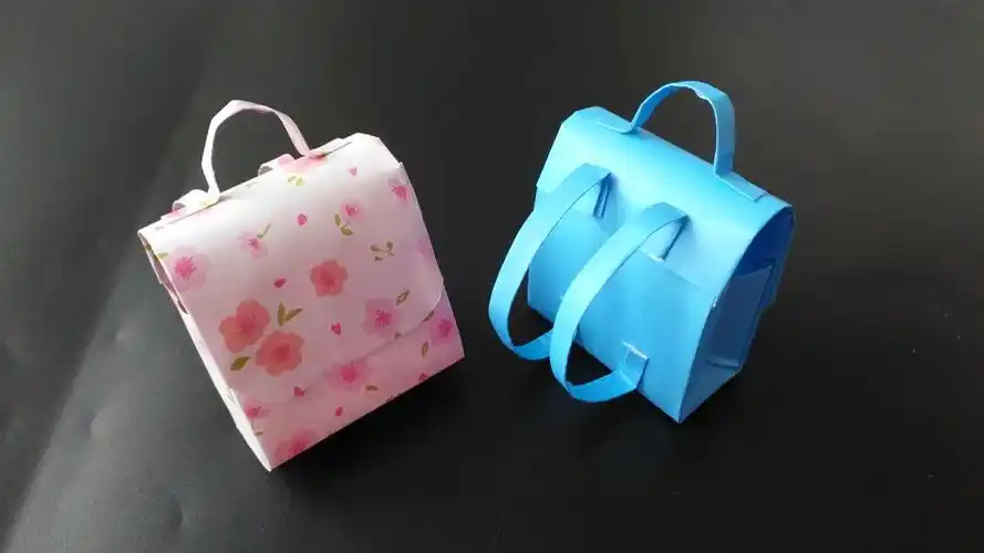 开学季教你折纸漂亮的小书包,做法很简单,小朋友都喜欢背去学校-生活