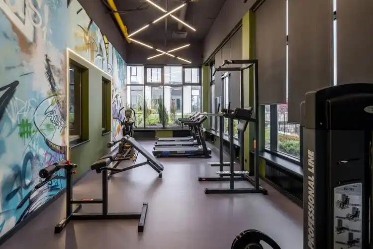 极具艺术气息的健身工作室_效果图区_室内设计联盟 - powered by