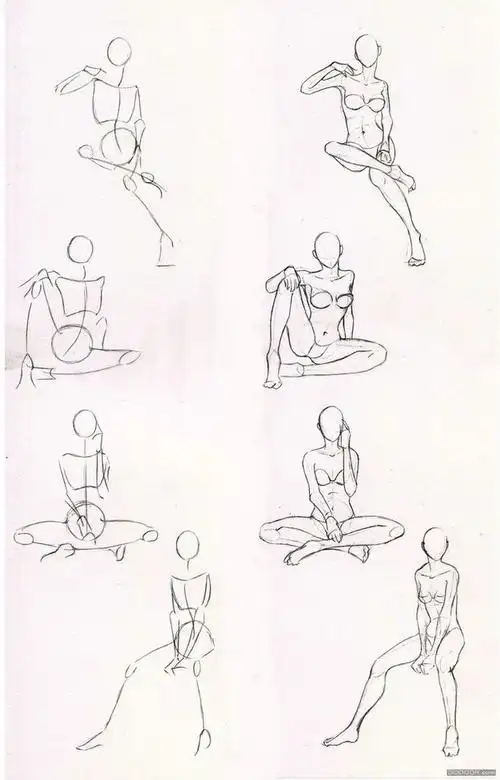 百家人体结构画法 之 躯干-躯体动作 [77p] (56).jpg