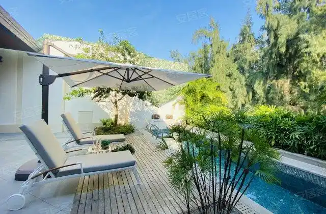 三亚海棠华著独栋别墅,尊享千亿配置私家花园泳池车库,拎包入住