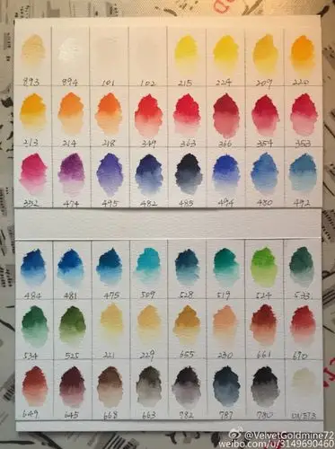 史明克大师48色固体色卡