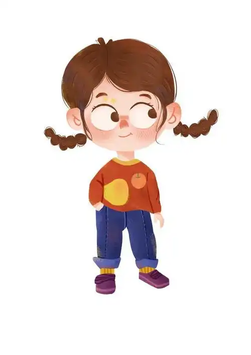 我的小女孩系列插画练习完成啦