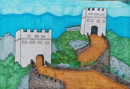 《万里长城》初一六班  丁颖涵