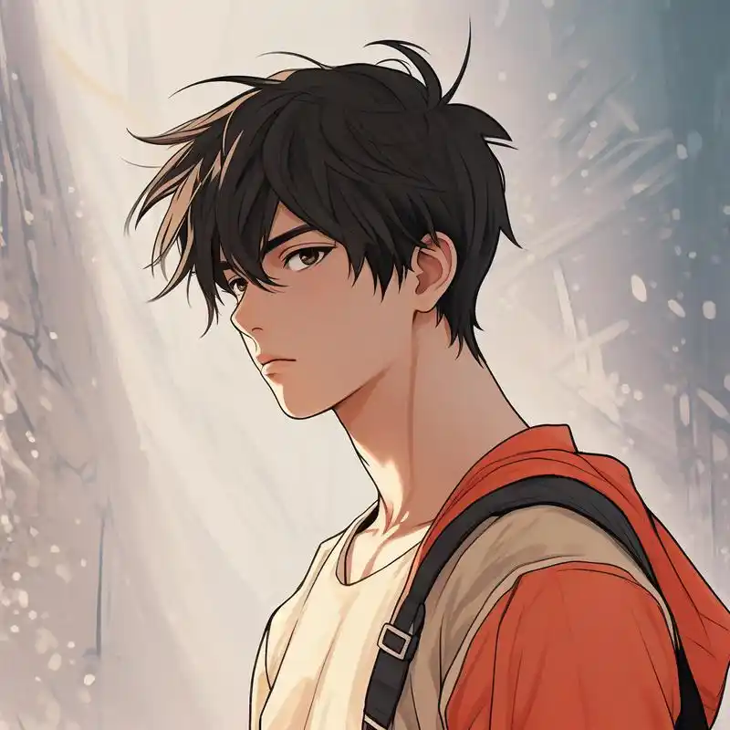 动漫男生帅气侧脸90精选头像