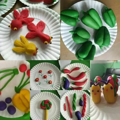 金苹果双语幼儿园手工——"面塑"开课啦!