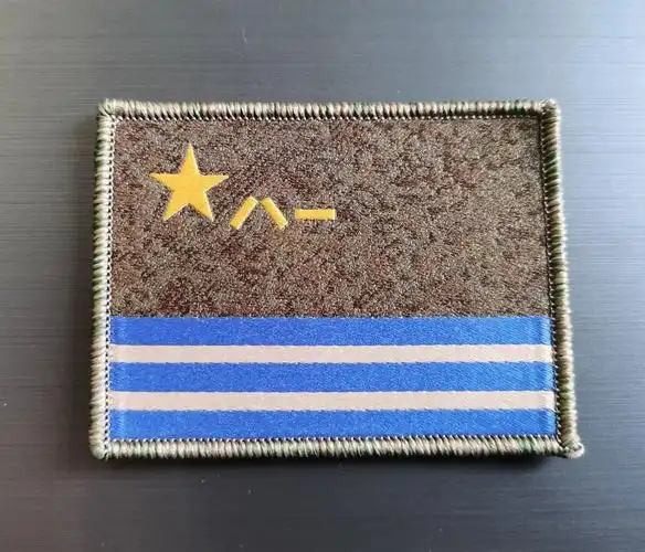 ▼除了暗化处理,还加入了迷彩这组图可以清晰看到海军臂章,胸标,海军