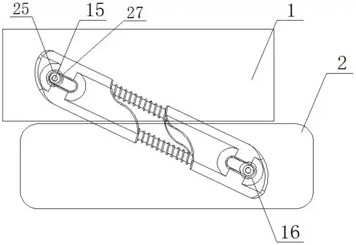 双压套导杆压簧牙齿矫治器