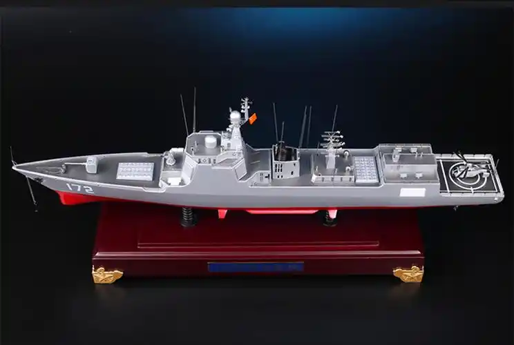 1:400中国172昆明号导弹驱逐舰模型052d军舰模型合金海军礼品收藏