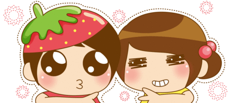 求个qq炫舞里面的名片里面的动态头像 图上的名字是 大涵涵,小涵涵.