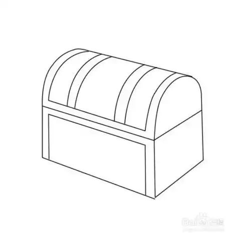 宝箱简笔画步骤