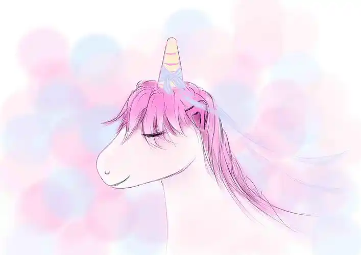 粉红独角兽