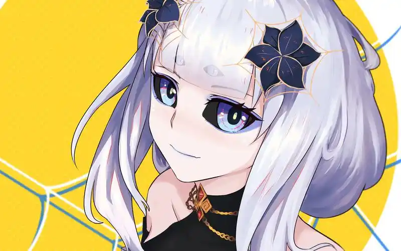 【绘画过程】一个蜘蛛娘头像的缩时摄影_哔哩哔哩_bilibili