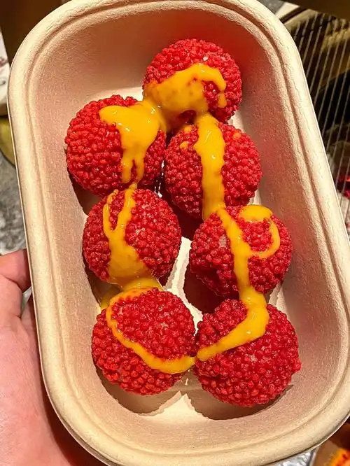 想在青岛打包十份山药榴莲球回家吃