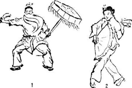 7东北大秧歌简笔画