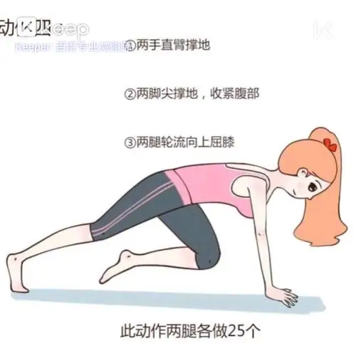 八个动作超级瘦肚子,躺在床上一样瘦