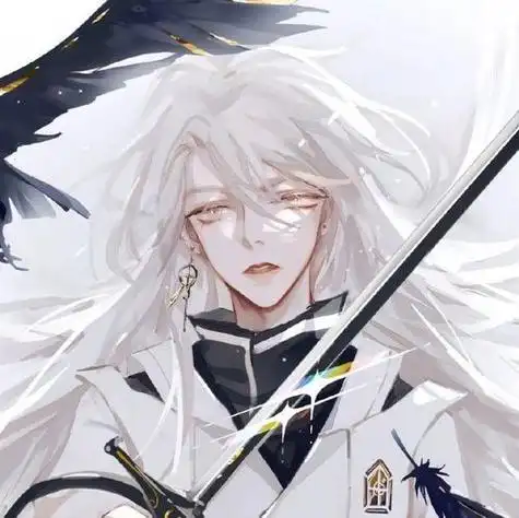 白发男动漫古装头像 动漫头像图片大全 -【爱个性】