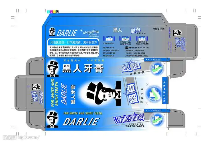 谁能给我发一套各大品牌牙膏包装盒上的功能说明表?