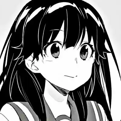 黑白系动漫女头.