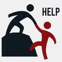 qq文字大图 互相搀扶 共走人生路文字大图我最个性朋友之间互相帮助