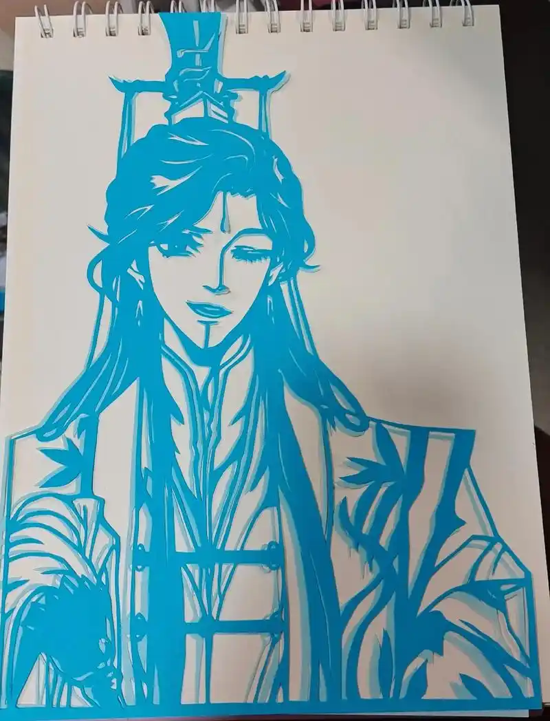 天官赐福 #百无禁忌 #刻纸#剪纸#谢怜  那便预祝各位, - 抖音