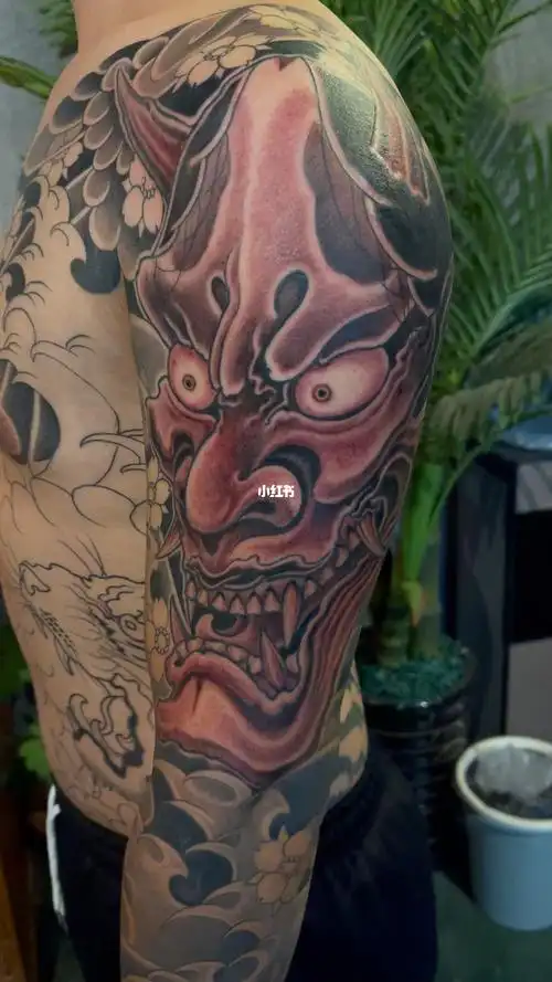 老传统开衫——般若_纹身_开衫_花臂_玄黥纹身刺青工作室(新天地店)