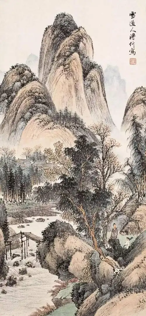 神秘的皇族山水画家这才是画山水画的顶级高手