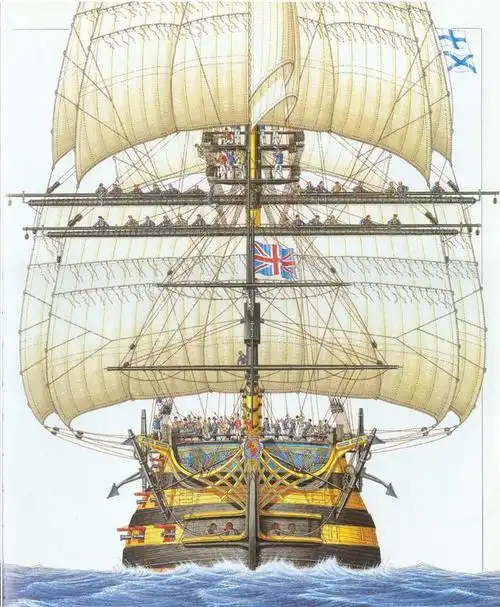 风帆战船时代最后一次大海战,残酷到伤亡船员会立即被扔下海|军舰