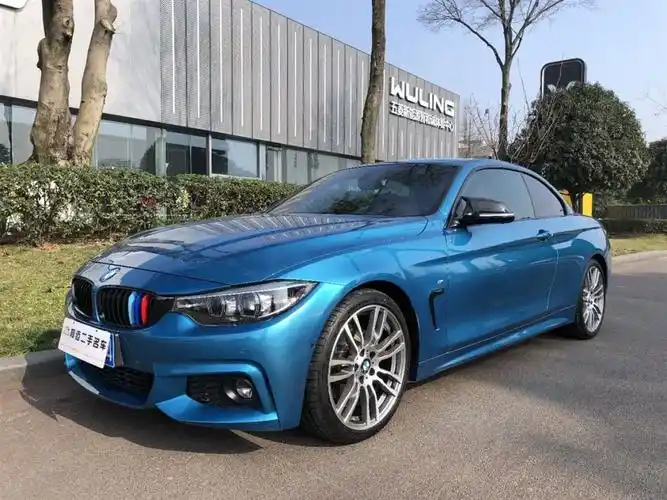 成都2019年07月宝马宝马4系2019款430i敞篷m运动曜夜版蓝色自动档