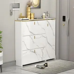 柜家用门口翻斗式现代简约进门门厅柜入户门玄关柜轻奢岩板超薄鞋