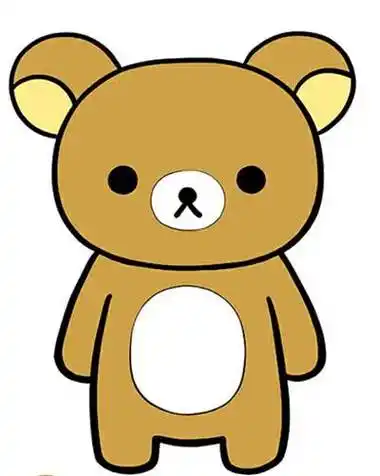 熊简笔画熊简笔画简单