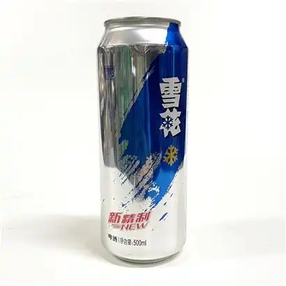 雪花啤酒新精制8度500ml/罐