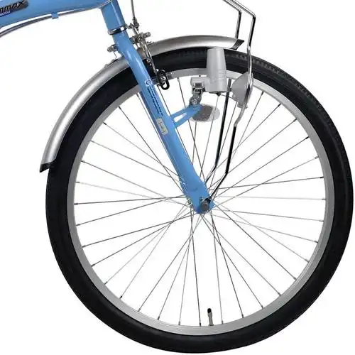 捷马gammax杰玛仕 鹰徽复古mz大小轮都市休闲车自行车 铝合金车架 前