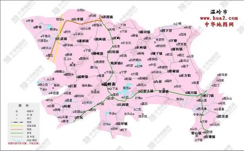 浙江省温岭市地图