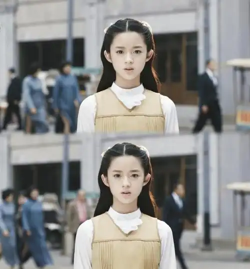 《筑梦情缘》中小傅函君,两部戏同时播出,才12岁就开启了霸屏